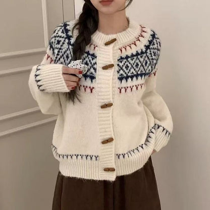 Fair Isle Jacquard Cardigan