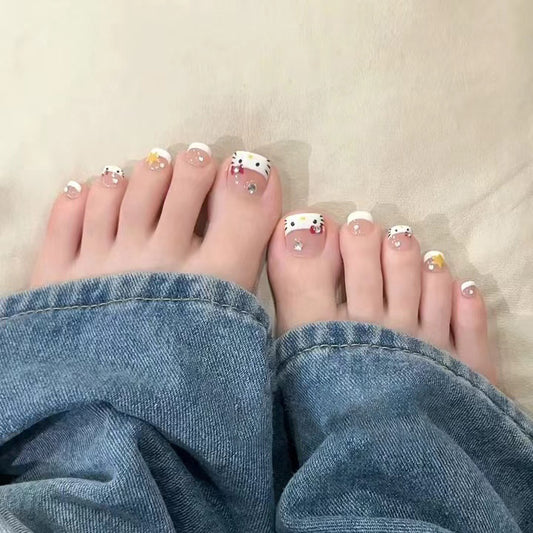 fake toenail pieces
