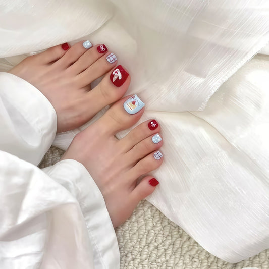 fake toenail pieces
