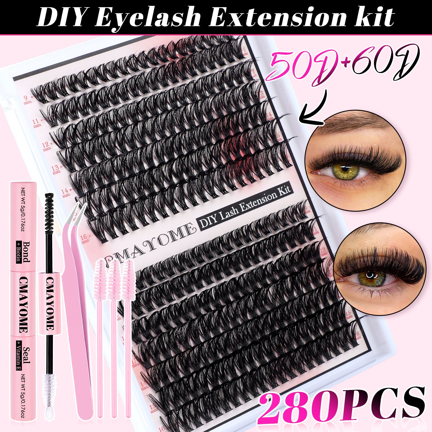 false eyelash set