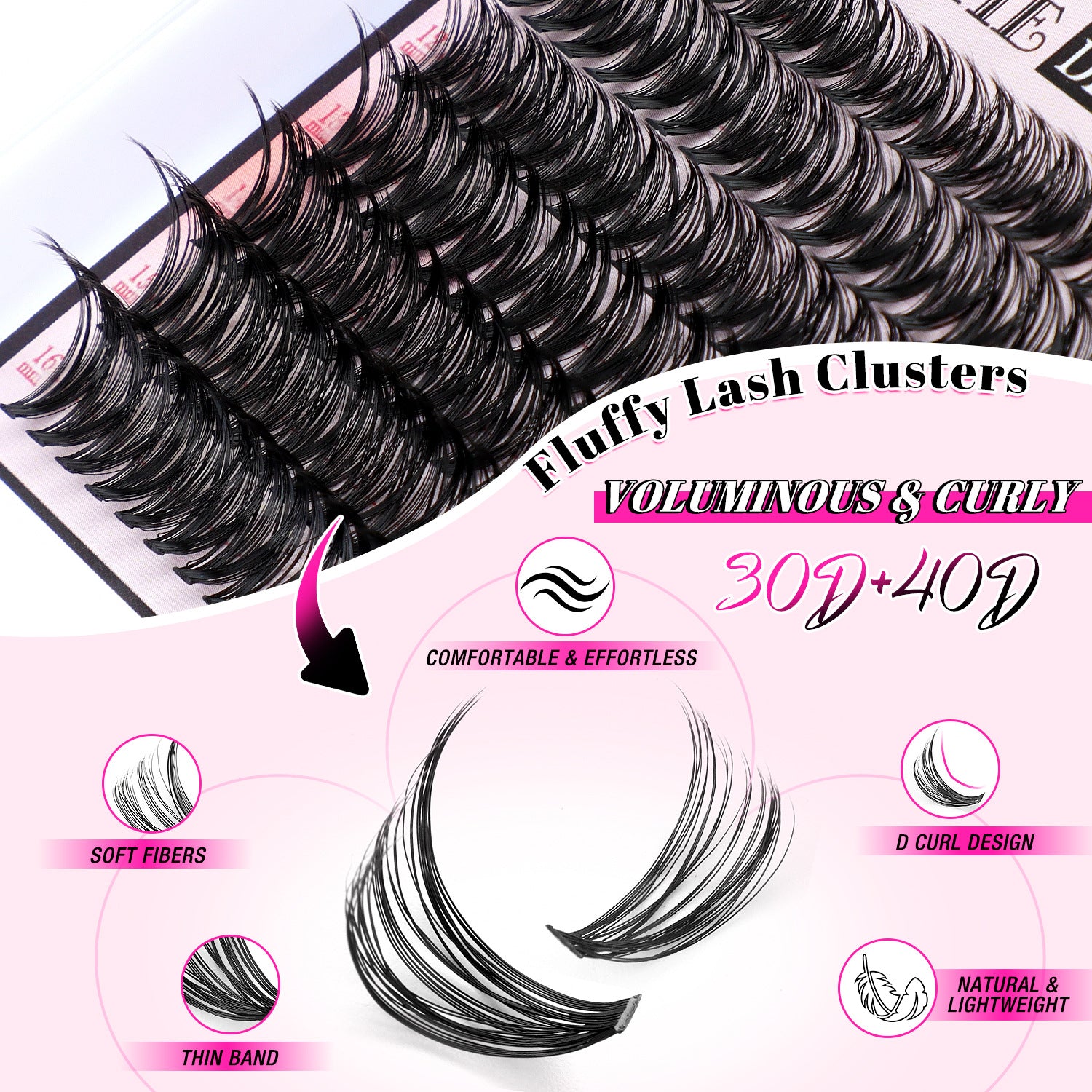 false eyelash set