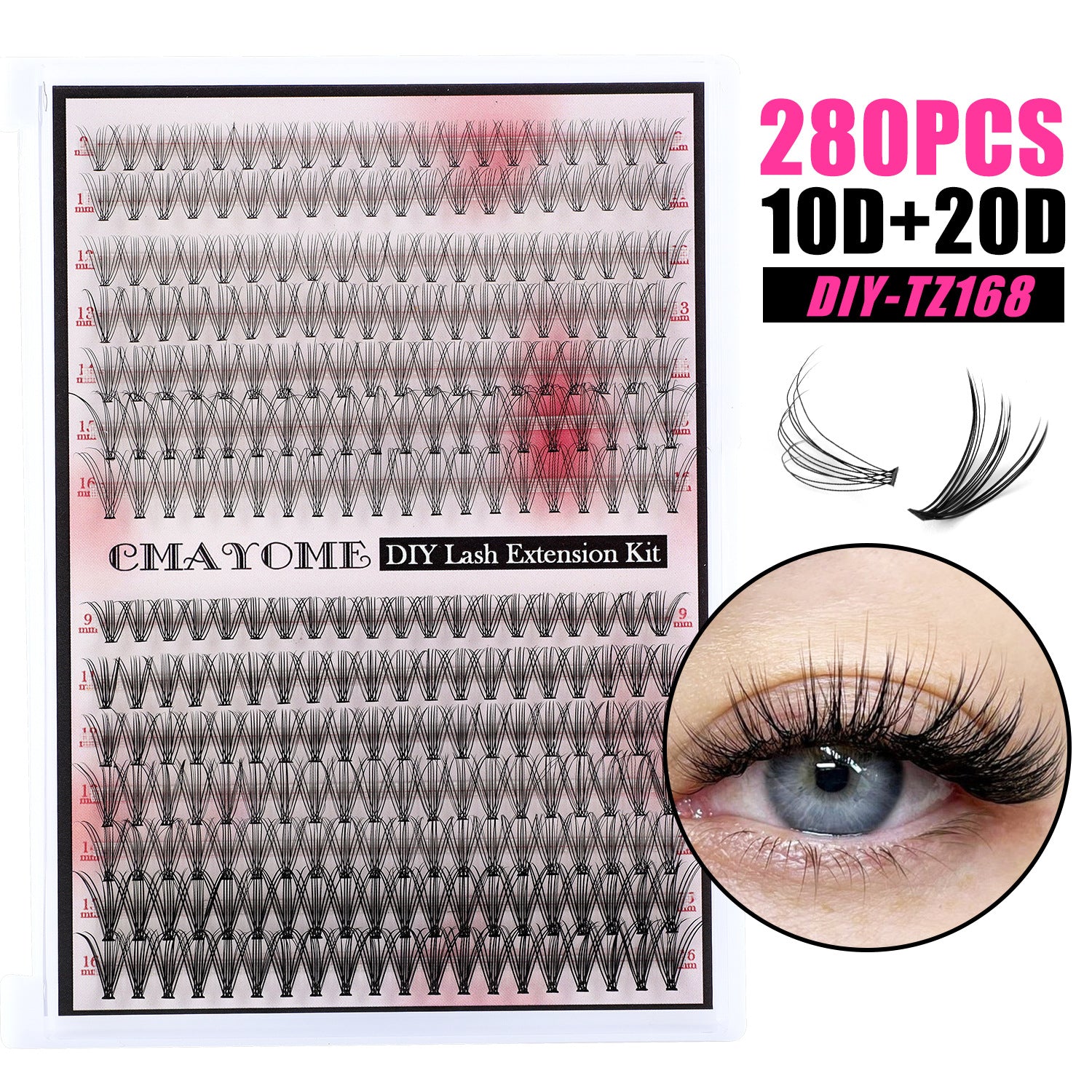 false eyelash set