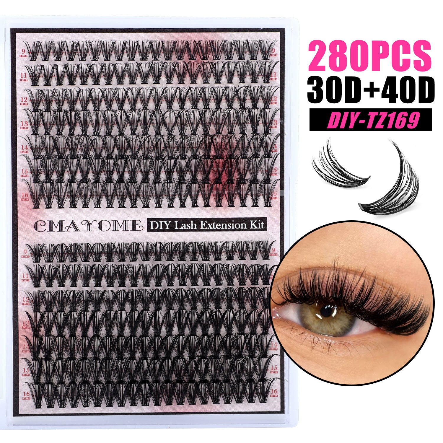false eyelash set