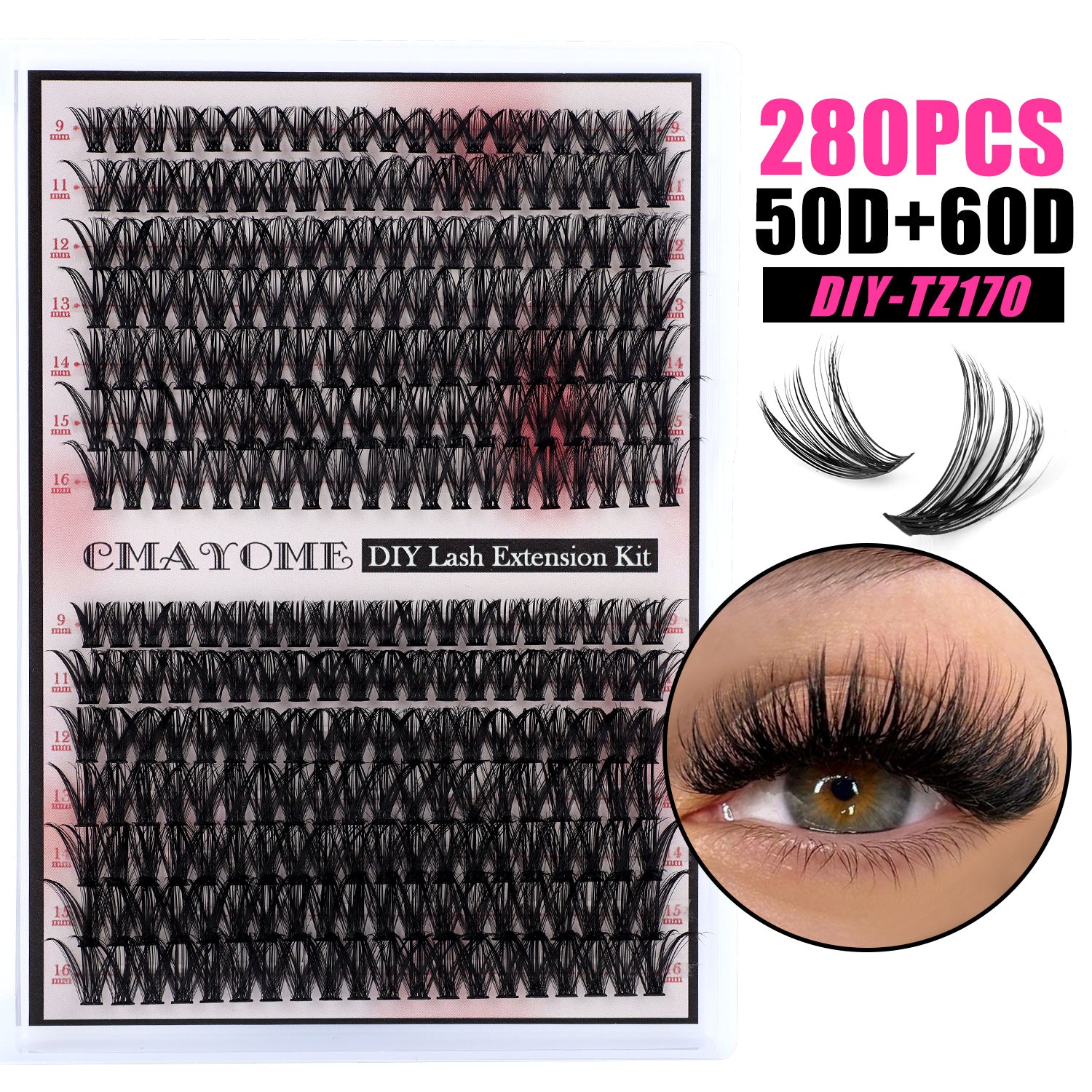 false eyelash set