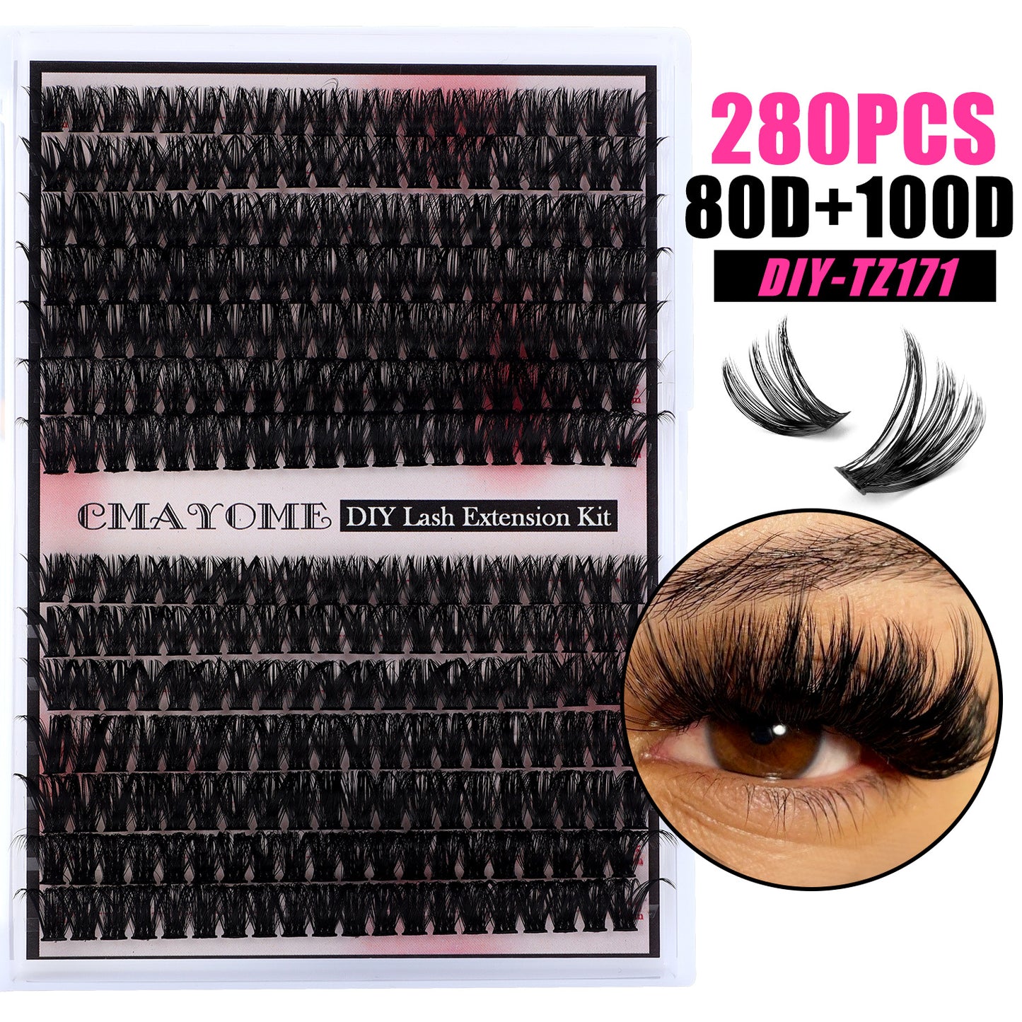 false eyelash set