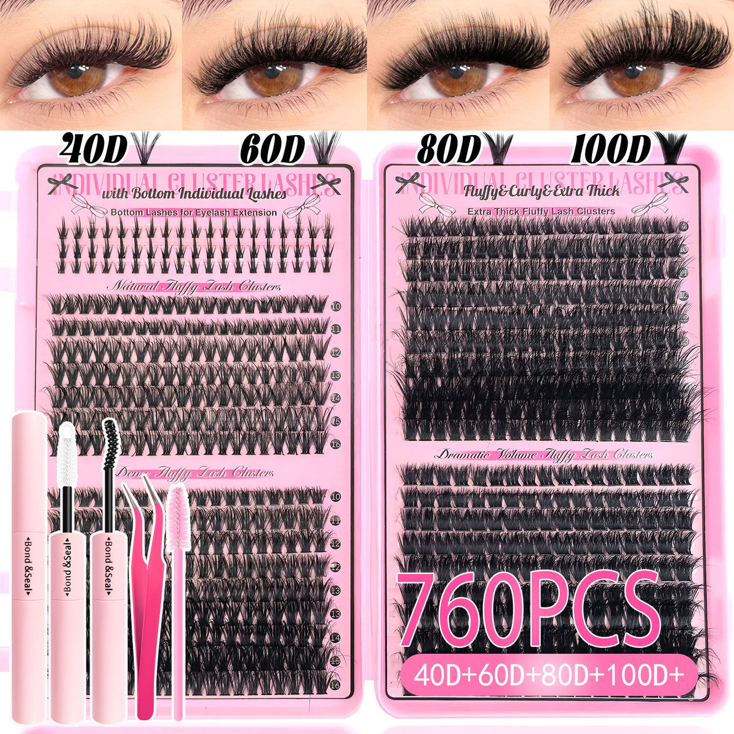 False eyelashes book