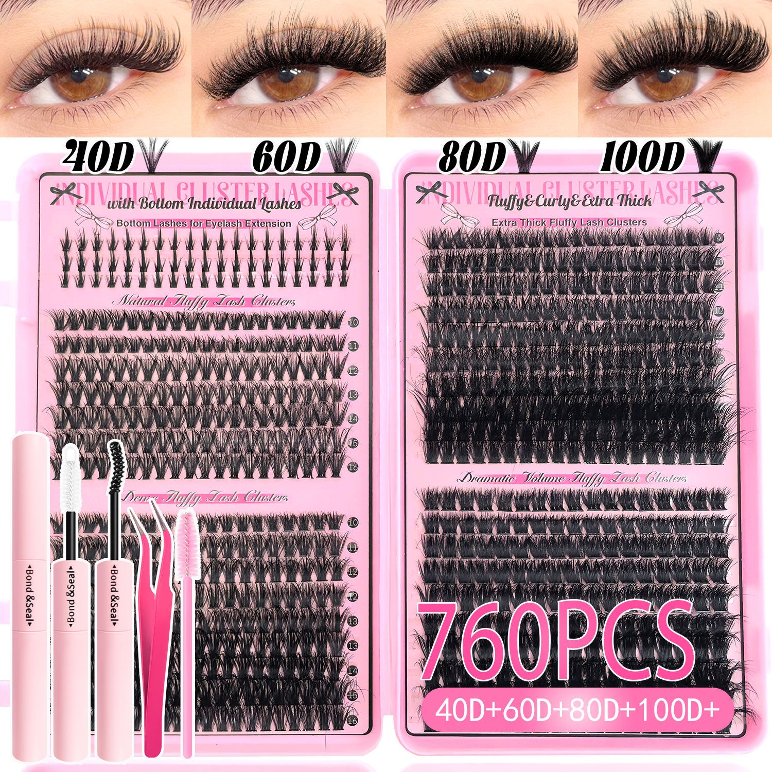 False eyelashes book