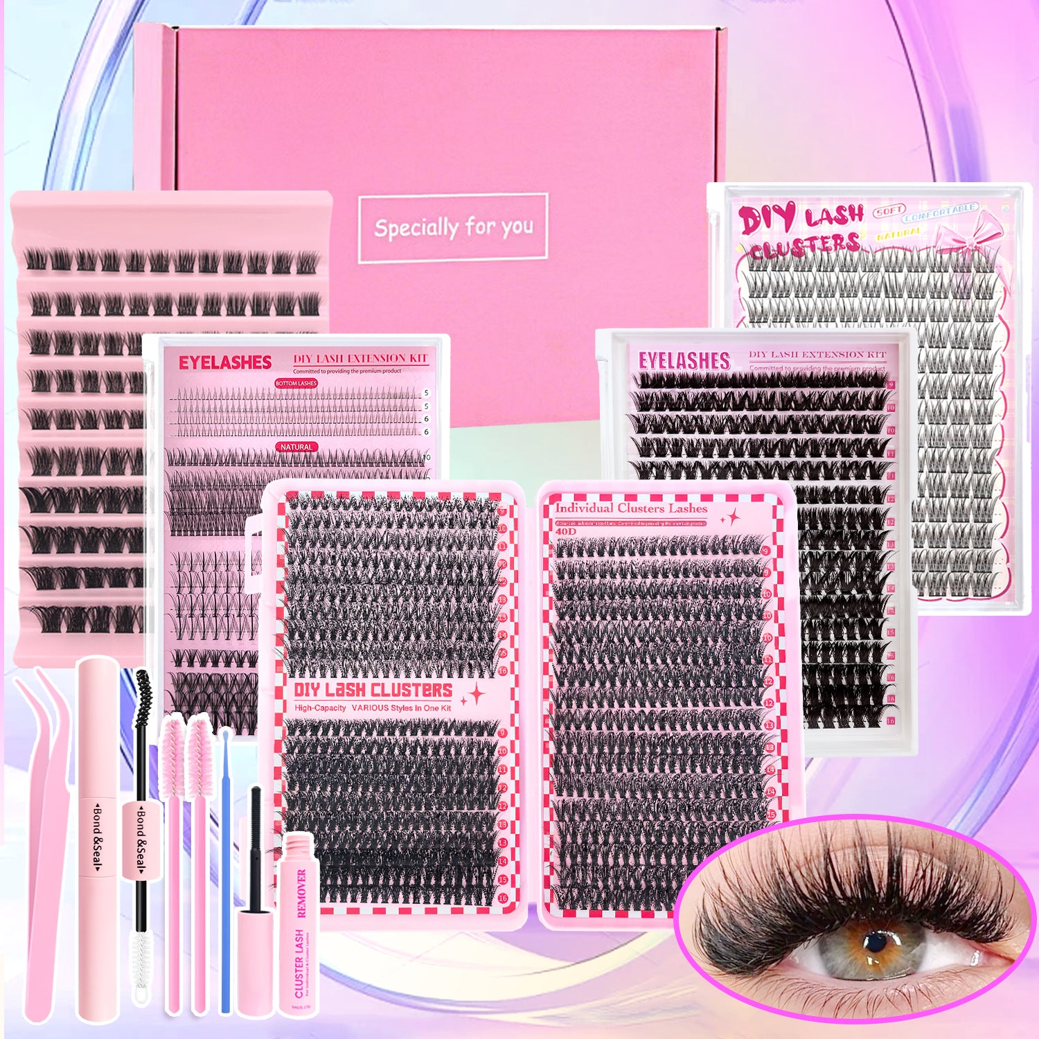 False eyelashes book