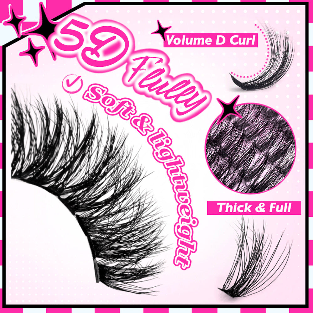 False eyelashes book