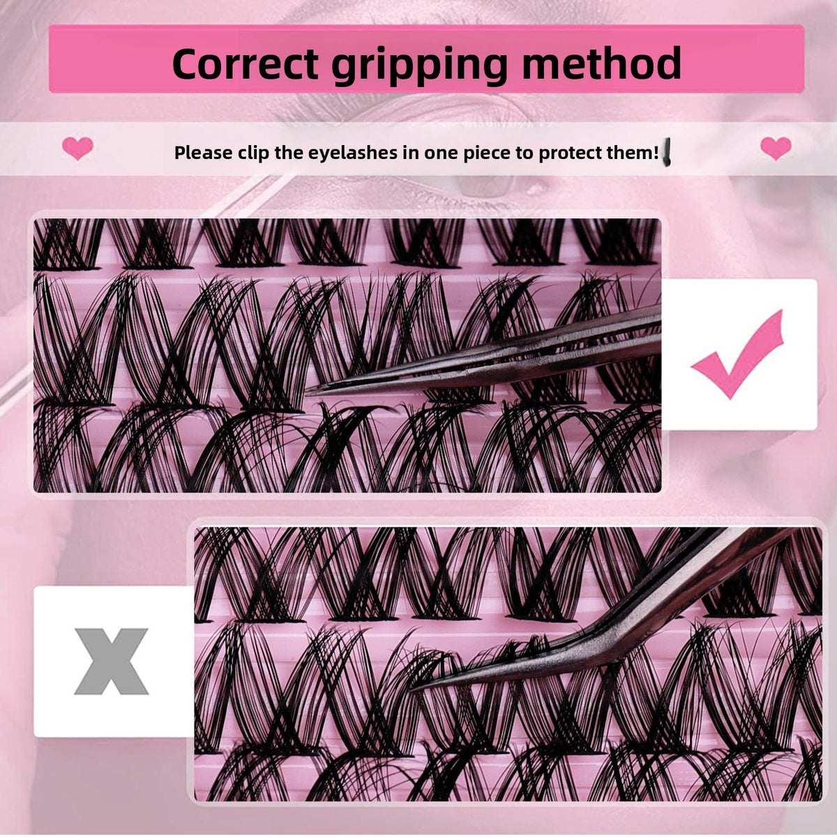 false eyelashes