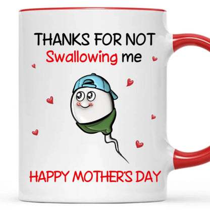 Family Cartoon Heart Design Ceramic Mug
