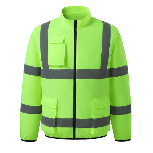 Fan Cooling Work Vest with Reflective Strips for Outdoor Summer Use