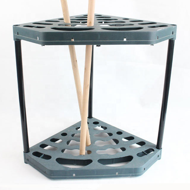 Fan-shaped tool rack