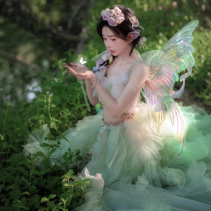 Fantasy Angel Elf Girl Photo Clothing Set