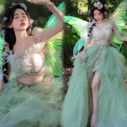 Fantasy Angel Elf Girl Photo Clothing Set