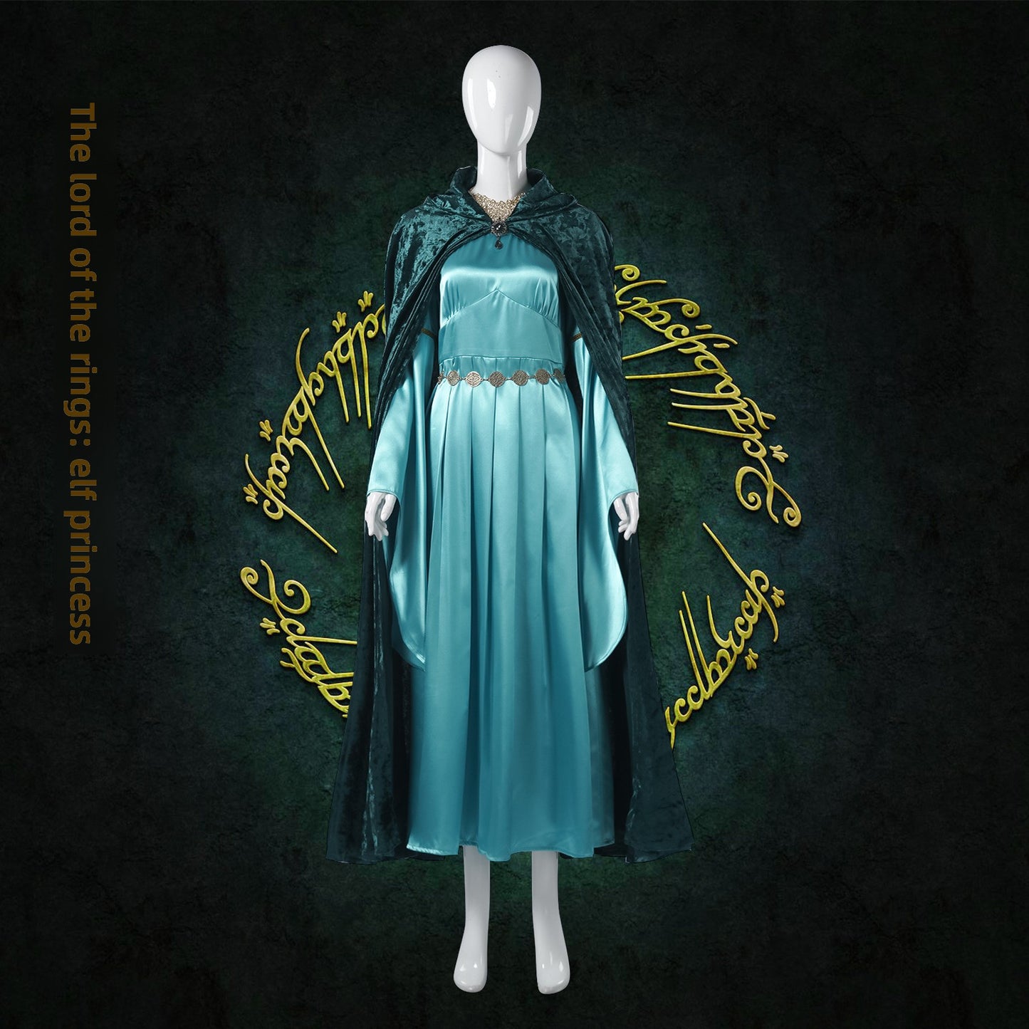 Fantasy Blue Queen Dress Costume