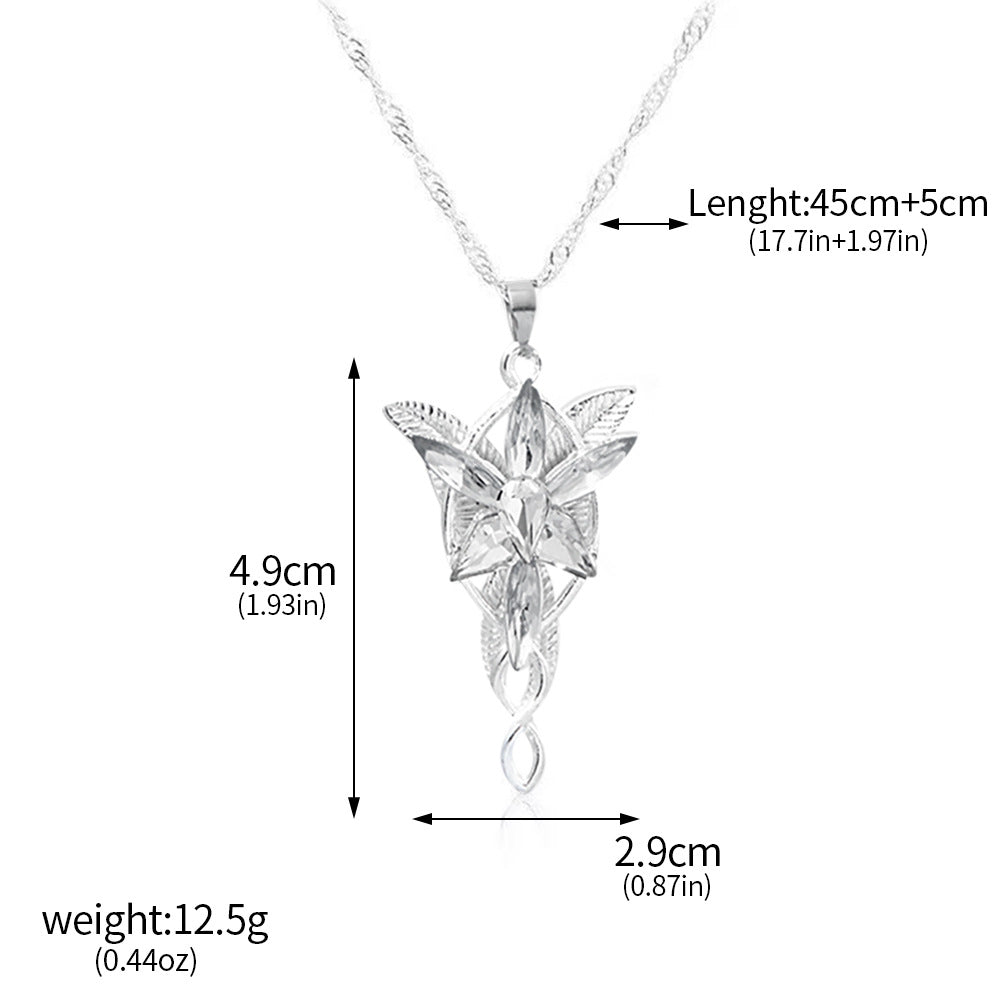 Fantasy Themed Adjustable Alloy Necklace