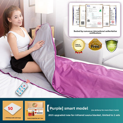 Far-infrared Seabuckthorn Cold and Moisture Dispelling Instrument Sauna Blanket Yuezi Khan Household Beauty Salon Whole Body Acid and Sweating Blanket