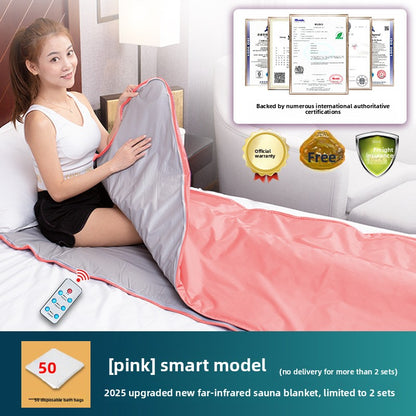 Far-infrared Seabuckthorn Cold and Moisture Dispelling Instrument Sauna Blanket Yuezi Khan Household Beauty Salon Whole Body Acid and Sweating Blanket