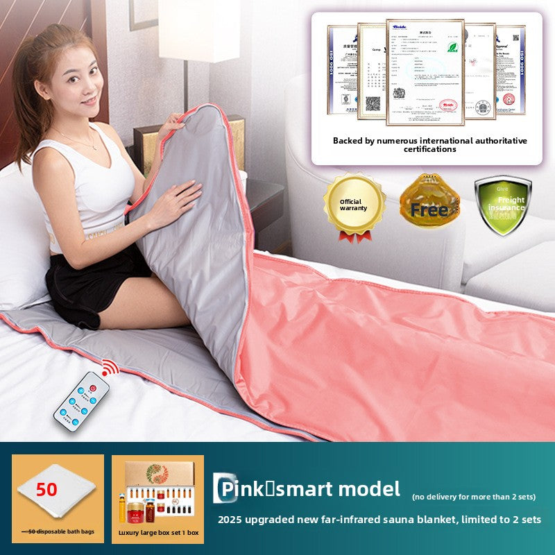 Far-infrared Seabuckthorn Cold and Moisture Dispelling Instrument Sauna Blanket Yuezi Khan Household Beauty Salon Whole Body Acid and Sweating Blanket