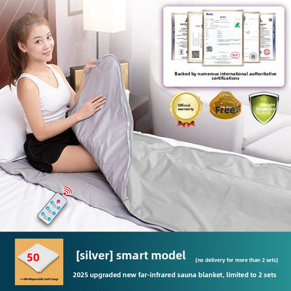 Far-infrared Seabuckthorn Cold and Moisture Dispelling Instrument Sauna Blanket Yuezi Khan Household Beauty Salon Whole Body Acid and Sweating Blanket