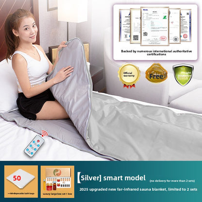 Far-infrared Seabuckthorn Cold and Moisture Dispelling Instrument Sauna Blanket Yuezi Khan Household Beauty Salon Whole Body Acid and Sweating Blanket
