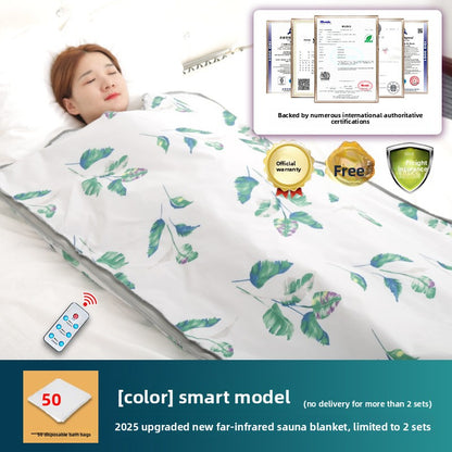 Far-infrared Seabuckthorn Cold and Moisture Dispelling Instrument Sauna Blanket Yuezi Khan Household Beauty Salon Whole Body Acid and Sweating Blanket