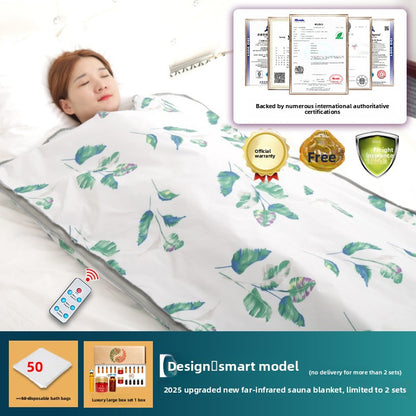 Far-infrared Seabuckthorn Cold and Moisture Dispelling Instrument Sauna Blanket Yuezi Khan Household Beauty Salon Whole Body Acid and Sweating Blanket