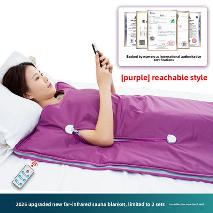 Far-infrared Seabuckthorn Cold and Moisture Dispelling Instrument Sauna Blanket Yuezi Khan Household Beauty Salon Whole Body Acid and Sweating Blanket