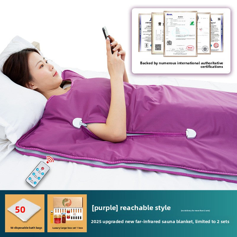 Far-infrared Seabuckthorn Cold and Moisture Dispelling Instrument Sauna Blanket Yuezi Khan Household Beauty Salon Whole Body Acid and Sweating Blanket