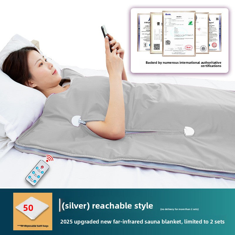 Far-infrared Seabuckthorn Cold and Moisture Dispelling Instrument Sauna Blanket Yuezi Khan Household Beauty Salon Whole Body Acid and Sweating Blanket