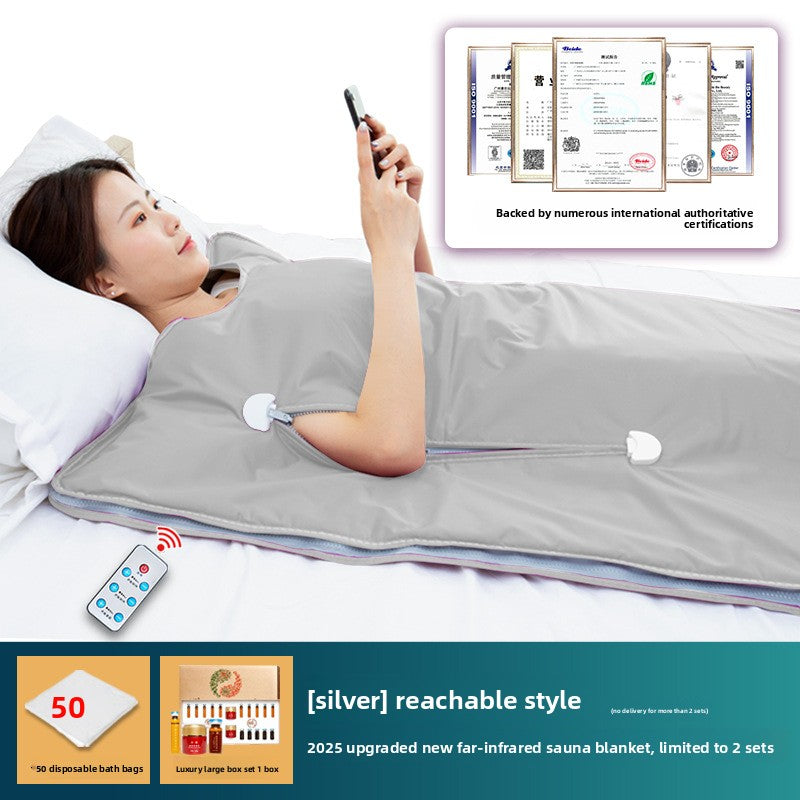 Far-infrared Seabuckthorn Cold and Moisture Dispelling Instrument Sauna Blanket Yuezi Khan Household Beauty Salon Whole Body Acid and Sweating Blanket