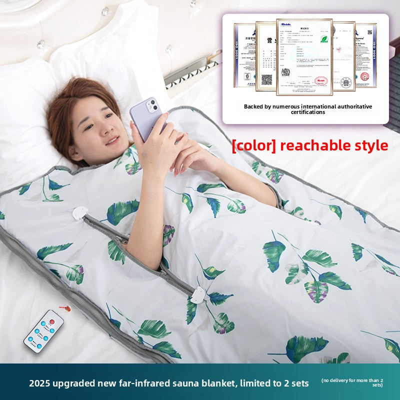Far-infrared Seabuckthorn Cold and Moisture Dispelling Instrument Sauna Blanket Yuezi Khan Household Beauty Salon Whole Body Acid and Sweating Blanket