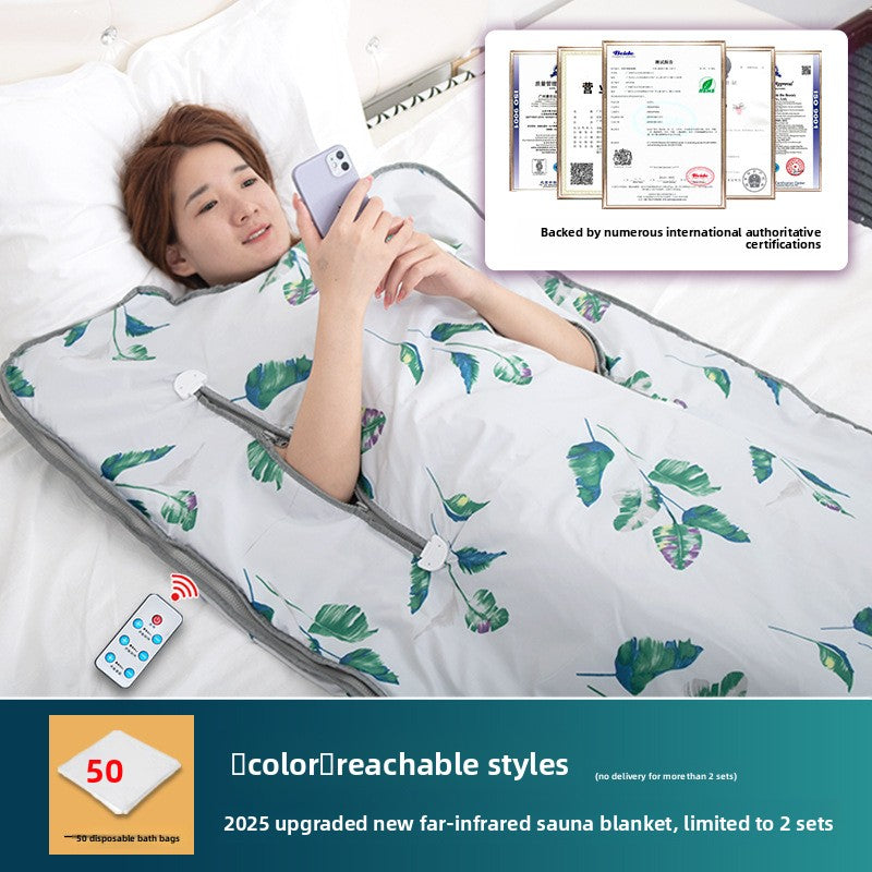 Far-infrared Seabuckthorn Cold and Moisture Dispelling Instrument Sauna Blanket Yuezi Khan Household Beauty Salon Whole Body Acid and Sweating Blanket