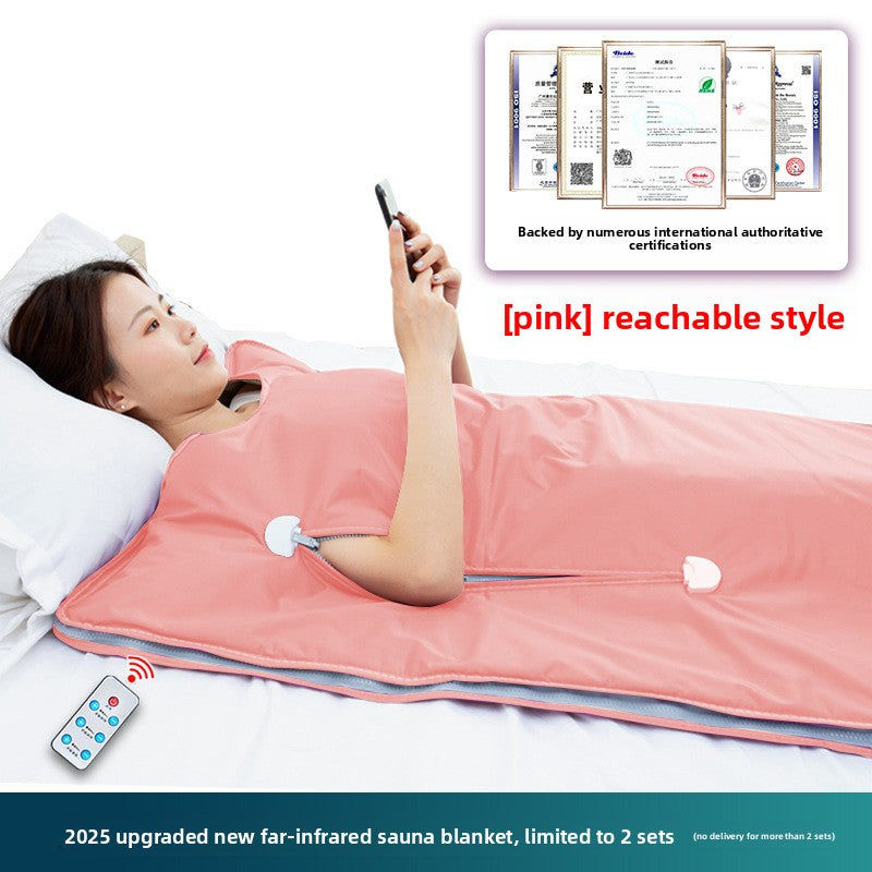 Far-infrared Seabuckthorn Cold and Moisture Dispelling Instrument Sauna Blanket Yuezi Khan Household Beauty Salon Whole Body Acid and Sweating Blanket