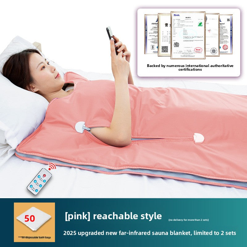 Far-infrared Seabuckthorn Cold and Moisture Dispelling Instrument Sauna Blanket Yuezi Khan Household Beauty Salon Whole Body Acid and Sweating Blanket