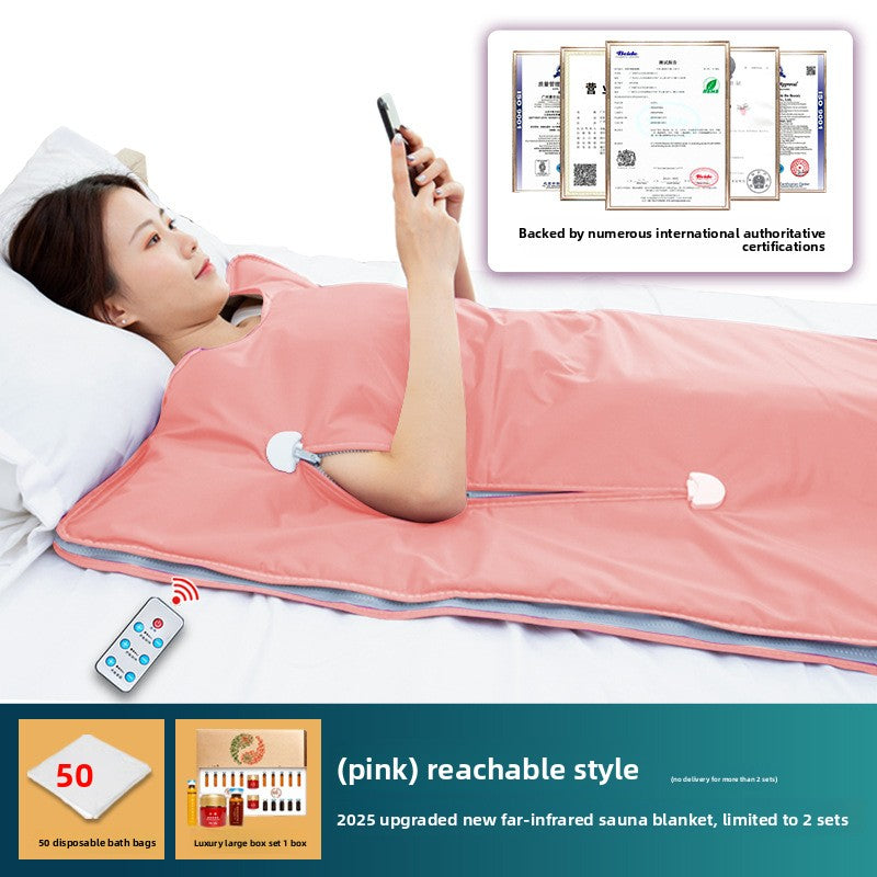Far-infrared Seabuckthorn Cold and Moisture Dispelling Instrument Sauna Blanket Yuezi Khan Household Beauty Salon Whole Body Acid and Sweating Blanket