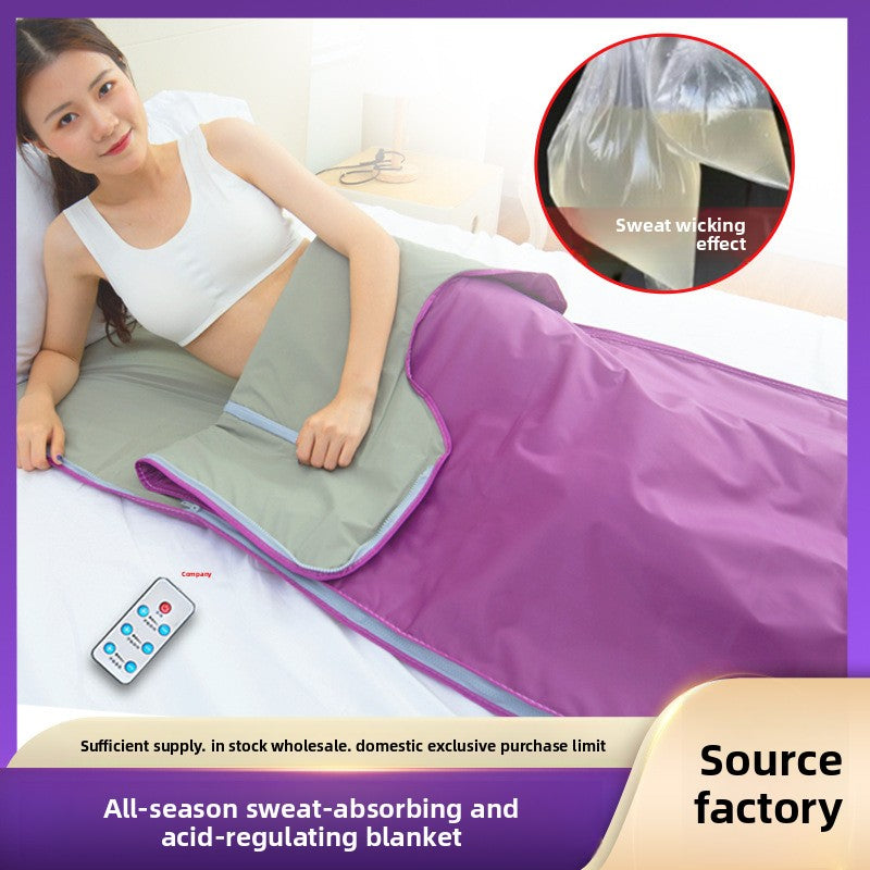 Far-infrared Seabuckthorn Cold and Moisture Dispelling Instrument Sauna Blanket Yuezi Khan Household Beauty Salon Whole Body Acid and Sweating Blanket