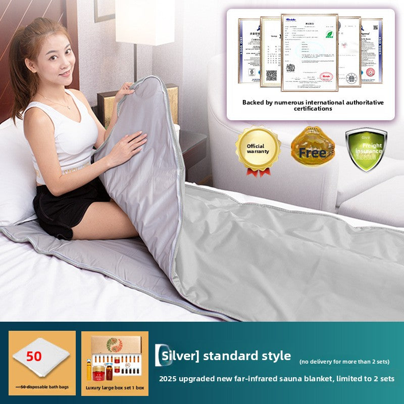 Far-infrared Seabuckthorn Cold and Moisture Dispelling Instrument Sauna Blanket Yuezi Khan Household Beauty Salon Whole Body Acid and Sweating Blanket