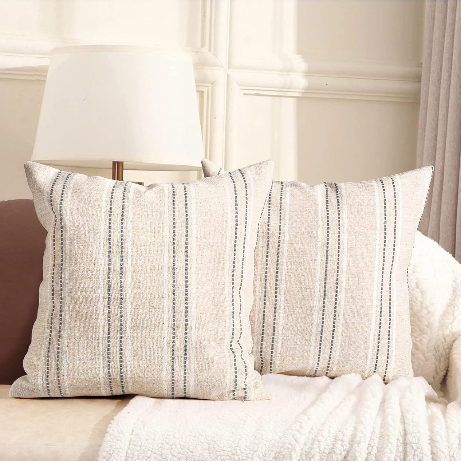 Farmhouse Linen Pillowcase