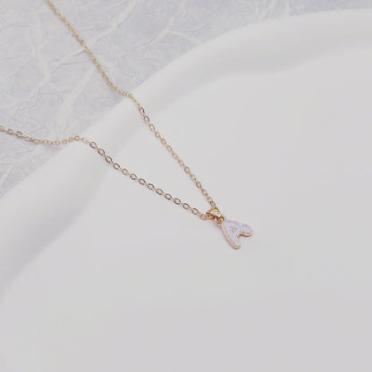 Fashion Alphabet Letter Pendant Necklace