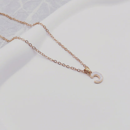 Fashion Alphabet Letter Pendant Necklace