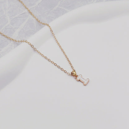 Fashion Alphabet Letter Pendant Necklace
