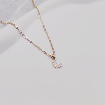 Fashion Alphabet Letter Pendant Necklace