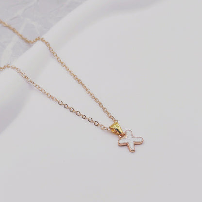 Fashion Alphabet Letter Pendant Necklace