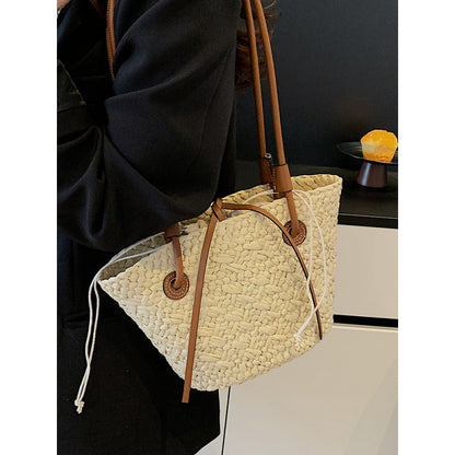 Fashion Beach Vacation Style Straw Woven Bag