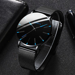 Blue Needle Black Shell Black Mesh Belt