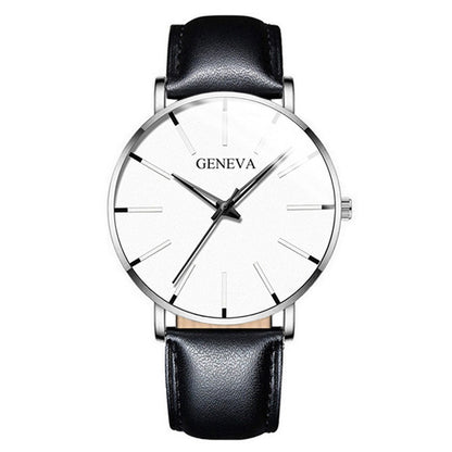 Fashion blue needle men's watch