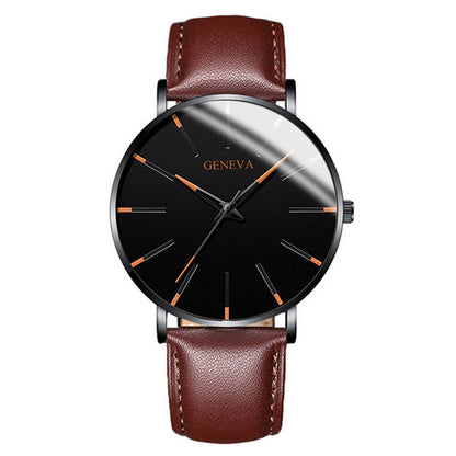 Fashion blue needle men's watch