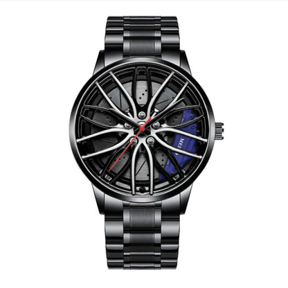 Fashion Casual Quartz Watch for Men with Leather/Steel Strap